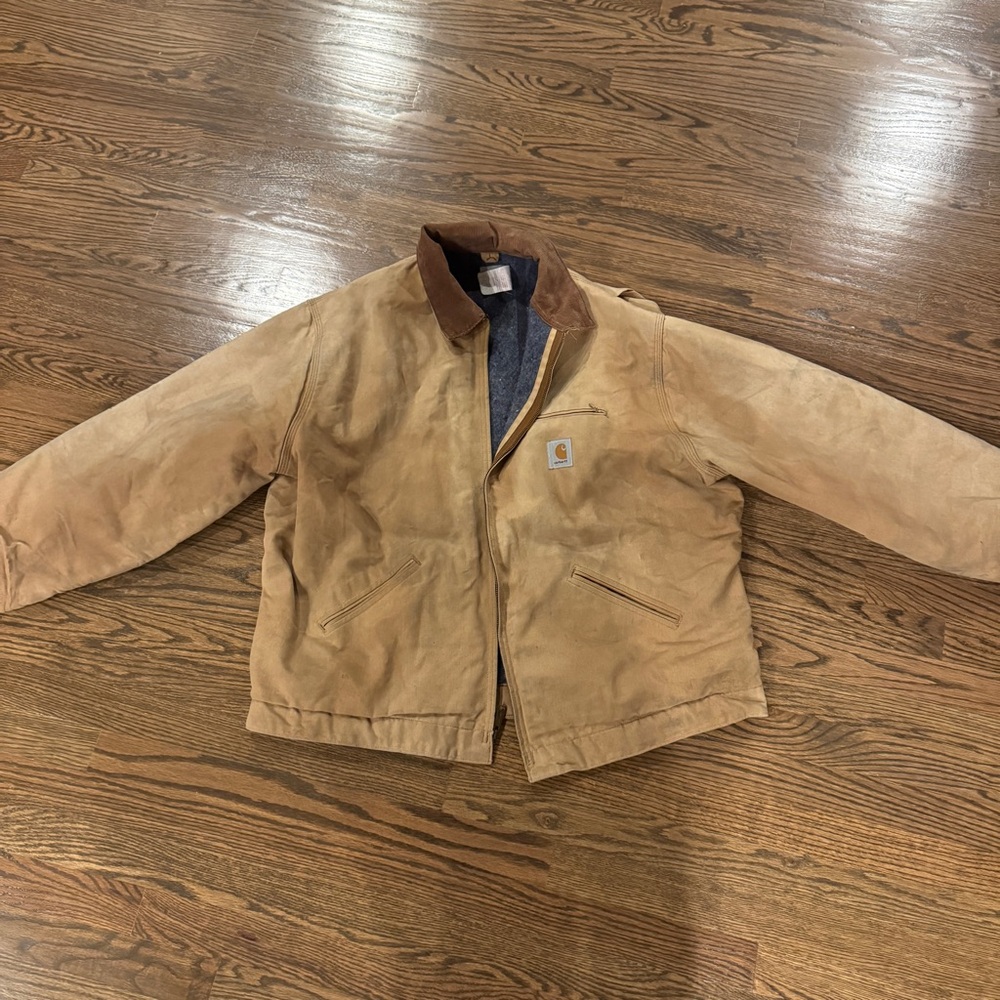 Vintage Tan Detroit Carhartt Jacket